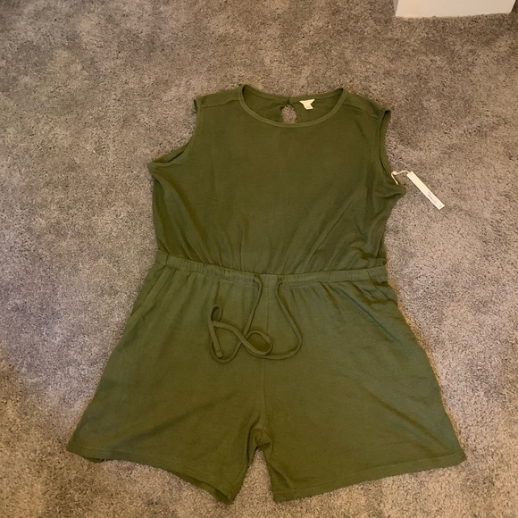 Caslon - Knit Romper (Plus Size) size 3X - Picture 8 of 11